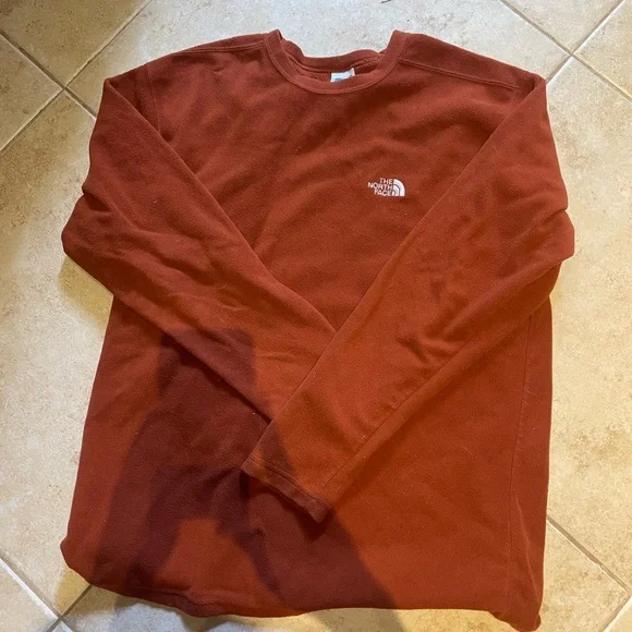 North face burnt orange crewneck - Picture 1 of 4